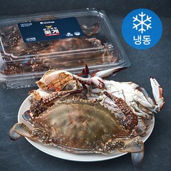 바다미식회 살이꽉찬 국내산 알배기 통꽃게 3~5마리 (냉동), 1kg, 1개
