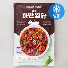 쿠캣 순살 까만찜닭 (냉동), 1.6kg, 1개