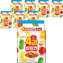 삼양 4과 비빔면 130g, 32개