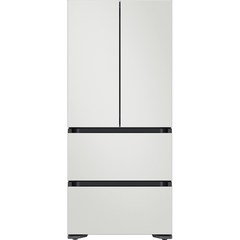 삼성전자 BESPOKE 김치플러스 4도어 프리스탠딩 냉장고 490L 방문설치, RQ49C94R1AP
