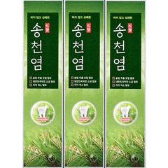 메디안 송천염 치약, 120g, 3개