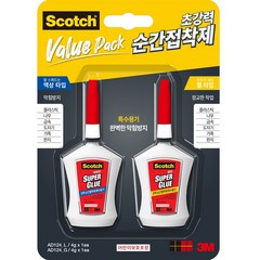 3M 스카치 접착제 멀티팩 액상형 + 젤형, 1세트