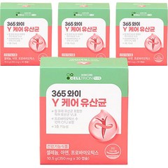 셀트리온 이너랩 365 와이 Y 케어 여성 유산균 10.5g, 30정, 4개