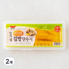 일가집 비타 김밥단무지, 350g, 2개