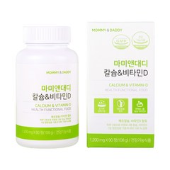 마미앤대디 칼슘 비타민D 1200mg, 1개, 108g