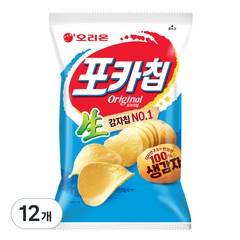 오리온 포카칩 오리지널, 66g, 12개