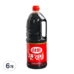 [삼화] 맛간장, 1.8L, 6개