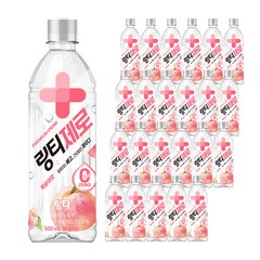 링티제로 복숭아맛, 500ml, 24개