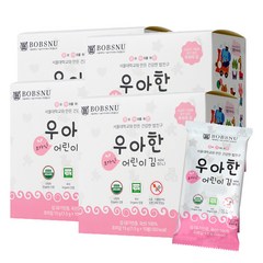 서울대밥스누 우아한 오가닉 어린이 김, 무조미, 15g, 4개