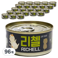 테비토퍼 고양이 리첼 캔 타우린 80g, 96개