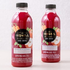 아침에주스 블랙라벨 ABC주스, 2개, 750ml