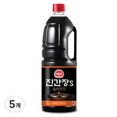 해표 진간장S, 1.8L, 5개