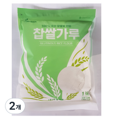 한울식품 찹쌀가루, 1kg, 2개