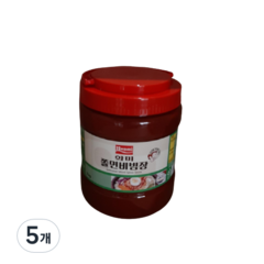 화미 쫄면 비빔장 기타소스, 2kg, 5개