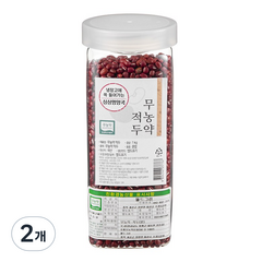 월드그린 싱싱영양통 무농약 적두 팥, 1kg, 2개