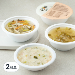 엘빈즈 클래식 12개월 이상 유아식 순두부게살스프 120g + 닭온반 150g + 한우무우국 160g + 감자계란국 160g 세트, 2세트