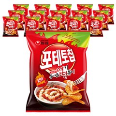 포테토칩 엽떡오리지널맛, 50g, 16개