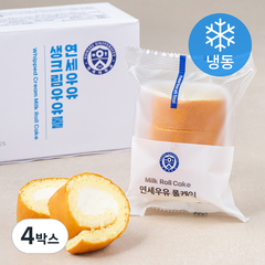 연세우유 생크림 우유롤 (냉동), 330g, 4박스