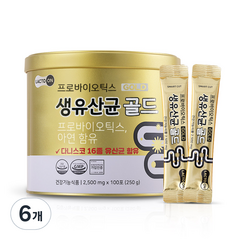 서울약사신협 프로바이오틱스 생유산균 골드, 250g, 6개