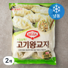 롯데푸드 DELGA 육즙듬뿍 고기왕교자 (냉동), 1050g, 2개