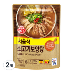 오뚜기 서울식 쇠고기 보양탕, 500g, 2개