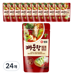 샘표 매운탕찌개 양념, 140g, 24개