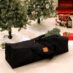 조아트 크리스마스 트리 나무 장식 수납용 고급 대형 트리 보관백, 블랙, 1개