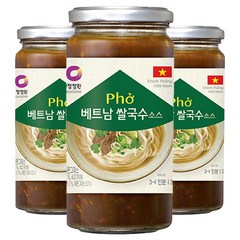 청정원 베트남 쌀국수 소스, 370g, 3개