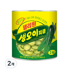 델리원 생 오이피클, 3kg, 2개