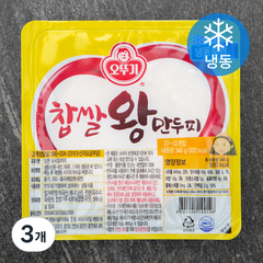 오뚜기 찹쌀 왕만두피 (냉동), 340g, 3개