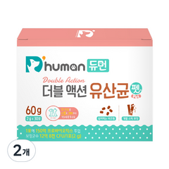 듀먼 반려동물 더블액션 유산균 펫 휴먼그레이드 2g x 30p, 2개, 프로바이오틱스