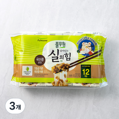 풀무원 국산콩 생나또, 594g, 3개