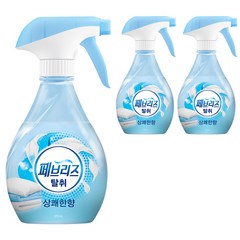 페브리즈 섬유탈취제 상쾌한향 본품, 370ml, 3개