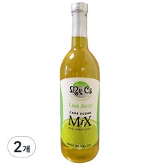 미스터 씨 라임주스 믹스, 750ml, 2개