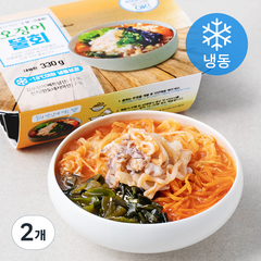 오징어 물회 (냉동), 330g, 2개