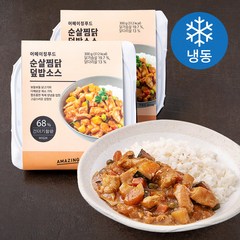 어메이징푸드 순살찜닭 덮밥소스 (냉동), 300g, 2개