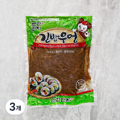 반찬단지 김밥우엉 3mm, 1kg, 3개