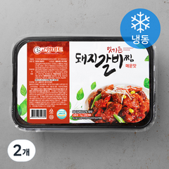 맛기픈 고향미트 돼지 갈비찜 매운맛 (냉동), 1kg, 2개