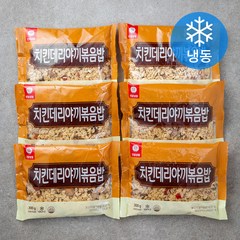 천일식품 치킨데리야끼 볶음밥2 (냉동), 300g, 6개