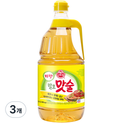 오뚜기 미향 발효 맛술, 1.8L, 3개