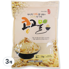 새한 콩고물, 3개, 1kg