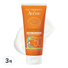 아벤느 선 레 앙팡 선크림 SPF50+ PA+++, 100ml, 3개