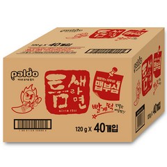 팔도 틈새라면 빨계떡 120g X 40개입 (1박스), 40개