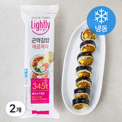 라이틀리 매콤제육 곤약김밥 (냉동), 220g, 2개