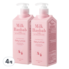 밀크바오밥 베이비 로션, 500ml, 4개