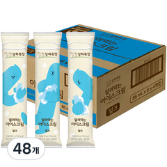 상하목장 얼려먹는 아이스크림 밀크, 85ml, 48개