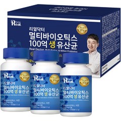 리얼닥터 멀티바이오틱스 100억 생 유산균 12g, 30정, 3개