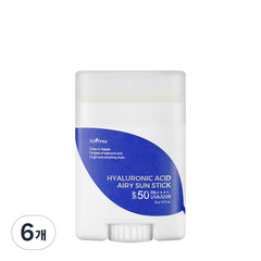 히아루론산 에어리 선스틱 SPF50+ PA++++, 22g, 6개