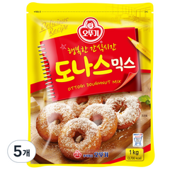 오뚜기 도나스믹스, 1kg, 5개