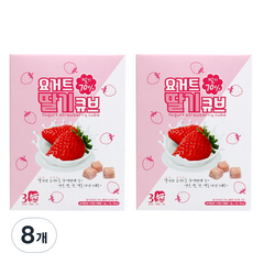 산마을 요거트 딸기 큐브 1.8g x 10p, 딸기 + 요거트, 8개, 18g